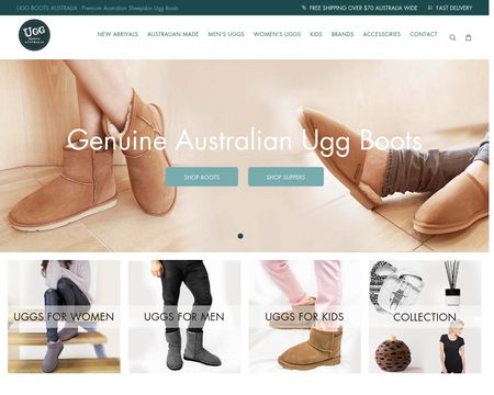 website thubmnail of Ugg Boots Australia