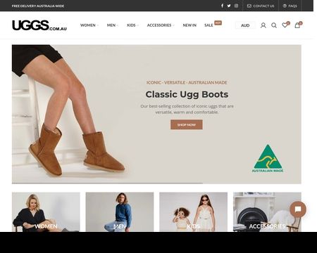 website thubmnail of Ugg Store