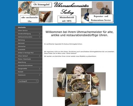 website thubmnail of Uhrmachermeister