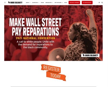 website thubmnail of Uhuru Solidarity  Movement