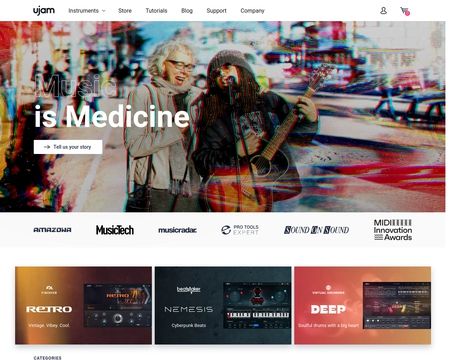 website thubmnail of UJAM Instruments
