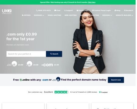 website thubmnail of UK2