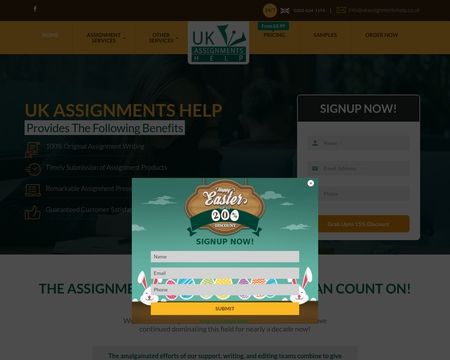 website thubmnail of UK Asignments Help