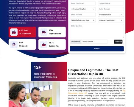 website thubmnail of UK Dissertation Helper