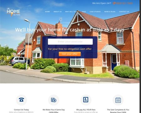 website thubmnail of Uk Home Buyers