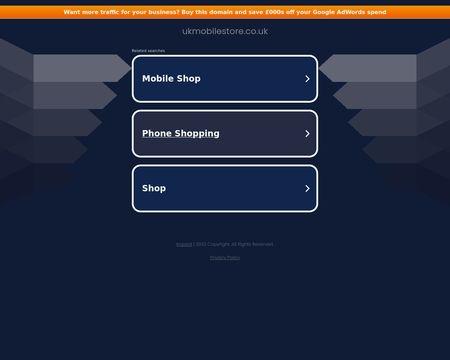 website thubmnail of Ukmobilestore.co.uk