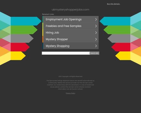 website thubmnail of Ukmysteryshopperjobs