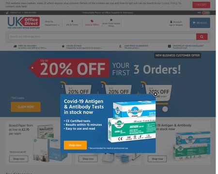 website thubmnail of UK Office Direct