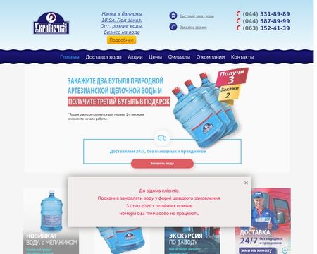 website thubmnail of Ukrainochka.ua