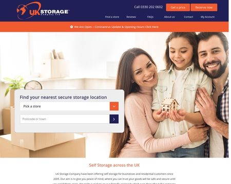 website thubmnail of Ukstoragecompany.co.uk