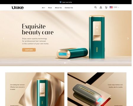 website thubmnail of Ulike
