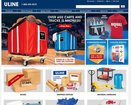 website thubmnail of Uline
