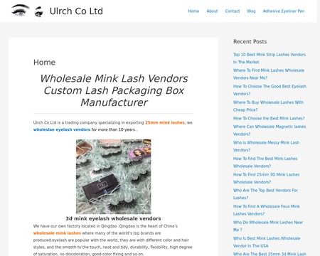website thubmnail of Ulrch Co Ltd