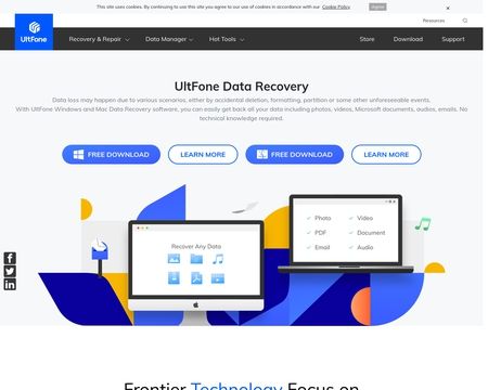website thubmnail of Ultfone