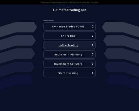 website thubmnail of Ultimate4Trading