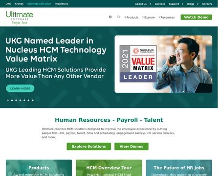 website thubmnail of Ultipro