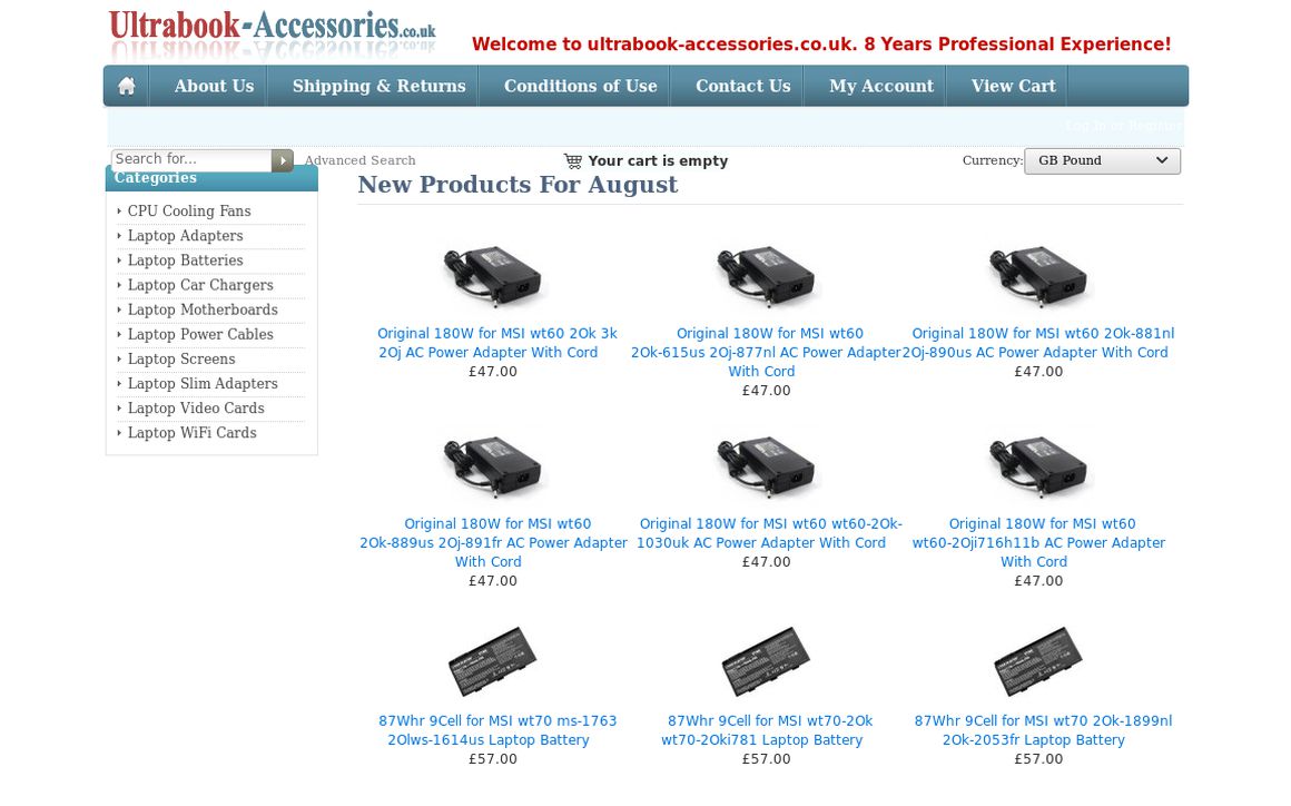 website thubmnail of Ultrabook-Accessories.co.uk