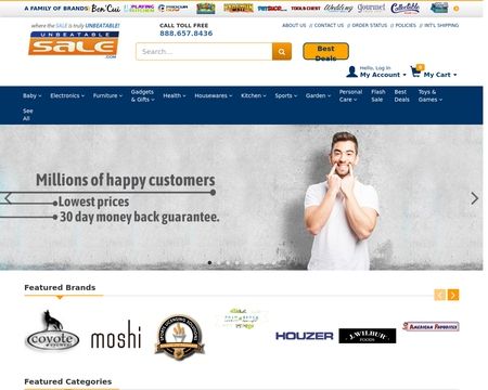website thubmnail of Unbeatablesales