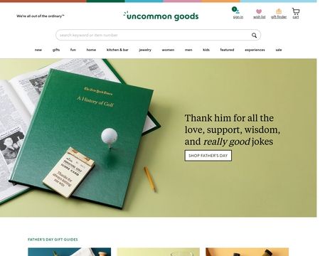 website thubmnail of UncommonGoods