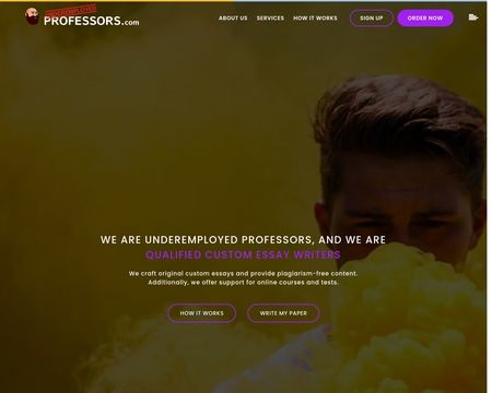 website thubmnail of Underemployedprofessors