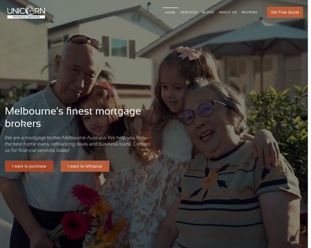 website thubmnail of Unicornfinancial.com.au
