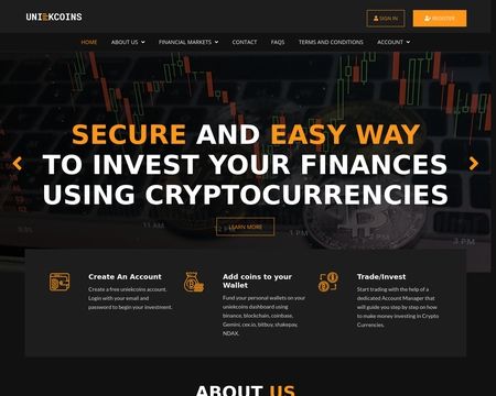 website thubmnail of Uniekcoins