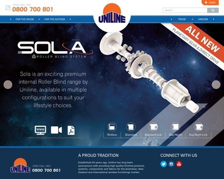 website thubmnail of Uniline.co.nz