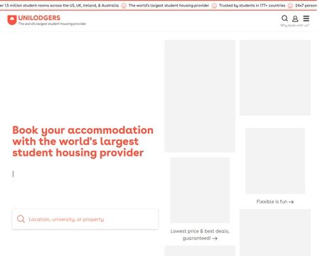 website thubmnail of Unilodgers