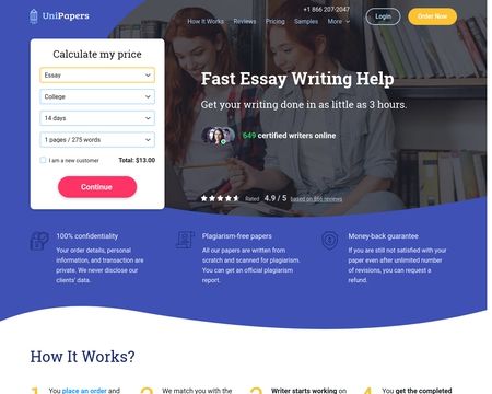 website thubmnail of UniPapers