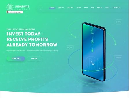 website thubmnail of Uniquepays.ltd