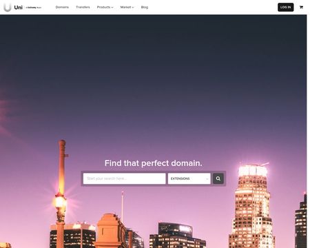 website thubmnail of Uniregistry