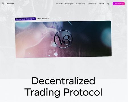 website thubmnail of Uniswap.org