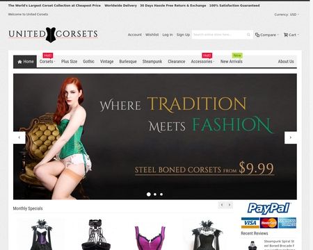 website thubmnail of Unitedcorsets