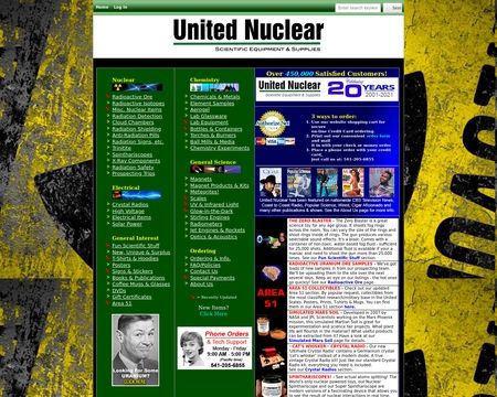 website thubmnail of United Nuclear