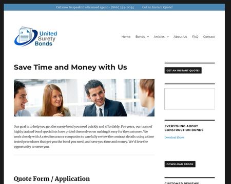 website thubmnail of UnitedSuretyBonds