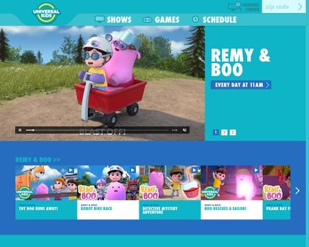 website thubmnail of Universal Kids