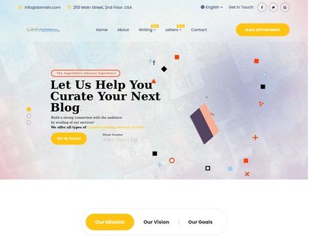 website thubmnail of Universal Writing Hub
