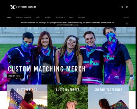website thubmnail of UniversityCustoms
