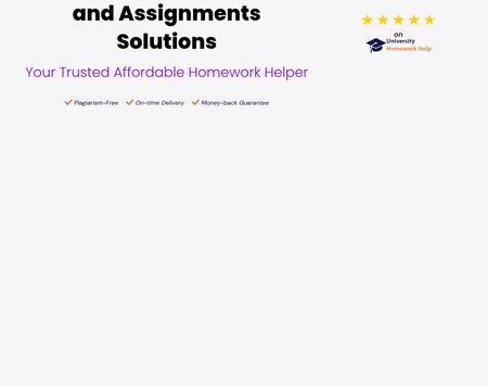website thubmnail of University Homework Help