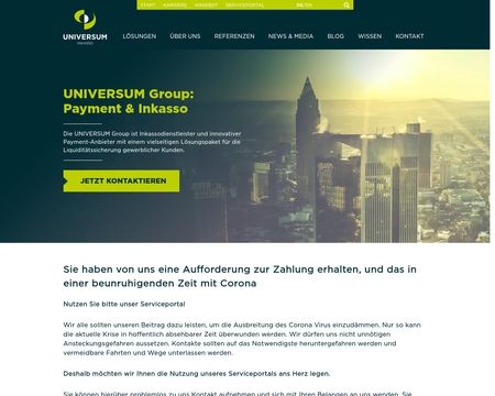 website thubmnail of UNIVERSUM Group