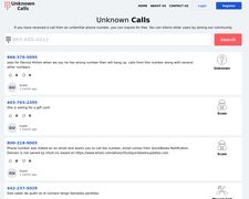 Thumbnail of Unknowncalls.org