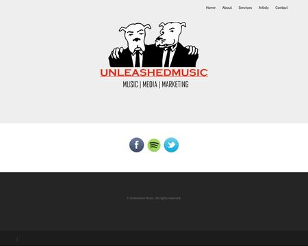 website thubmnail of Unleashed Music