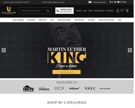 website thubmnail of Unlimited Furniture
