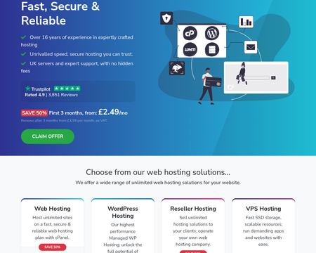 website thubmnail of Unlimited Web Hosting