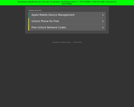 UnlockBoom