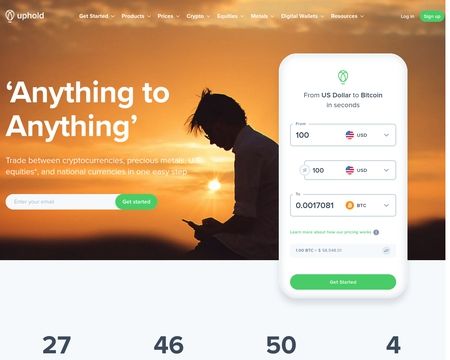 website thubmnail of Uphold