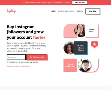 website thubmnail of Upleap