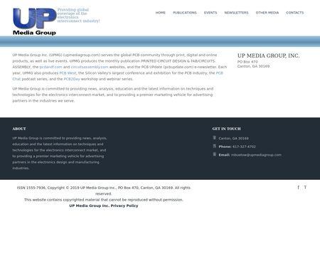 website thubmnail of Upmediagroup.net