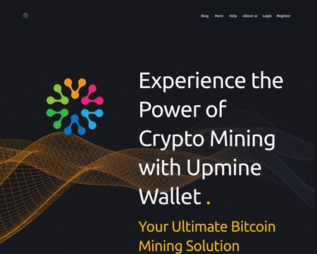 website thubmnail of Upmine Wallet