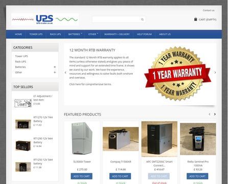 website thubmnail of Ups-trader.co.uk